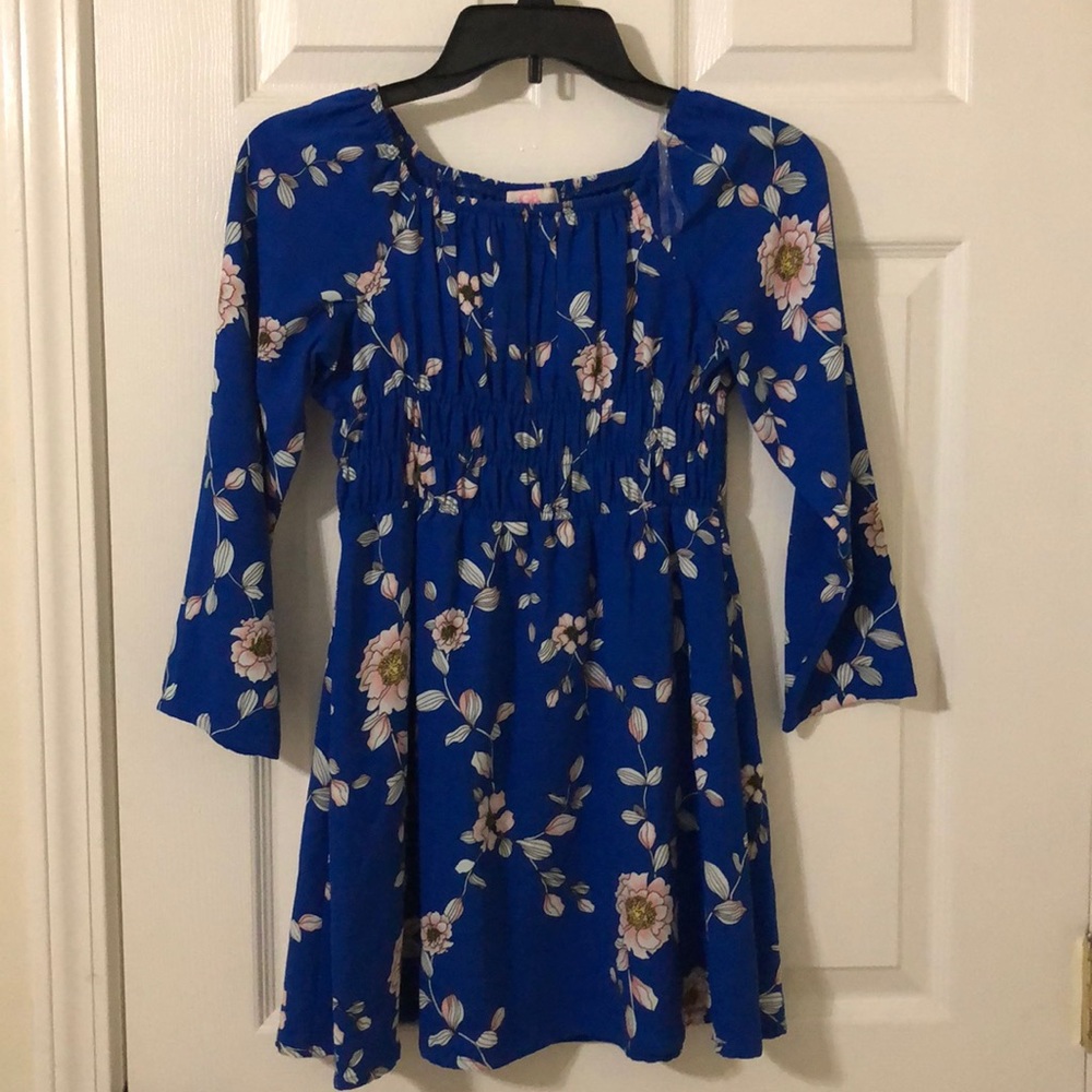 Blue flower dress